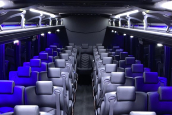 Everett Charter Bus Interior