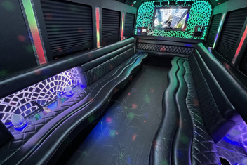 Everett Limo Bus Interior