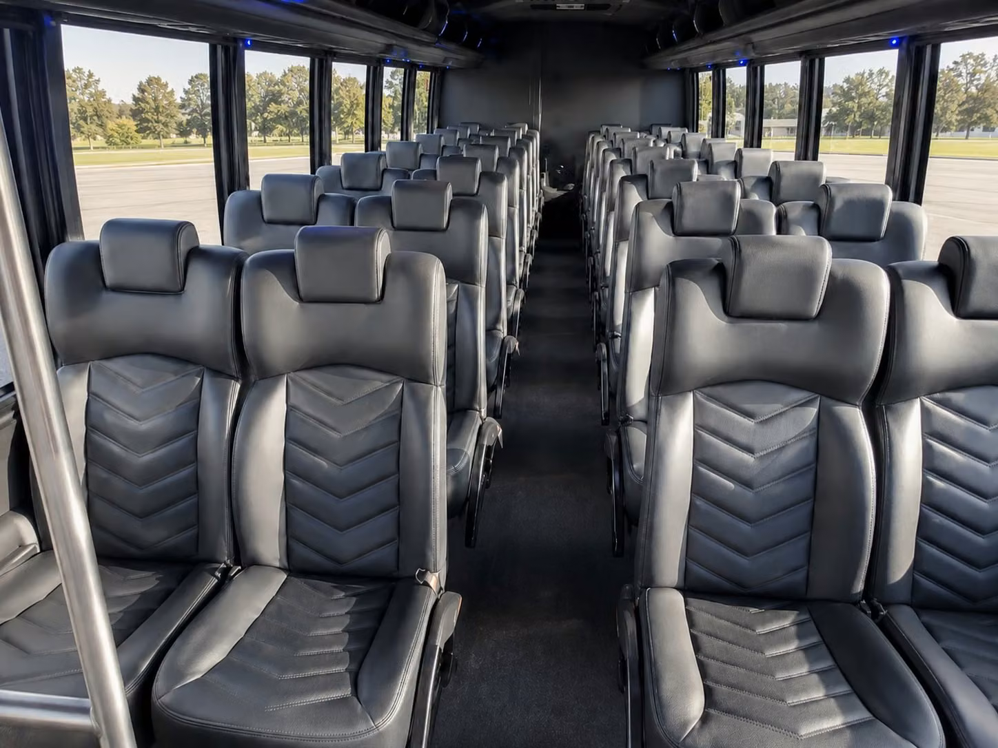 15 passenger minibus inside