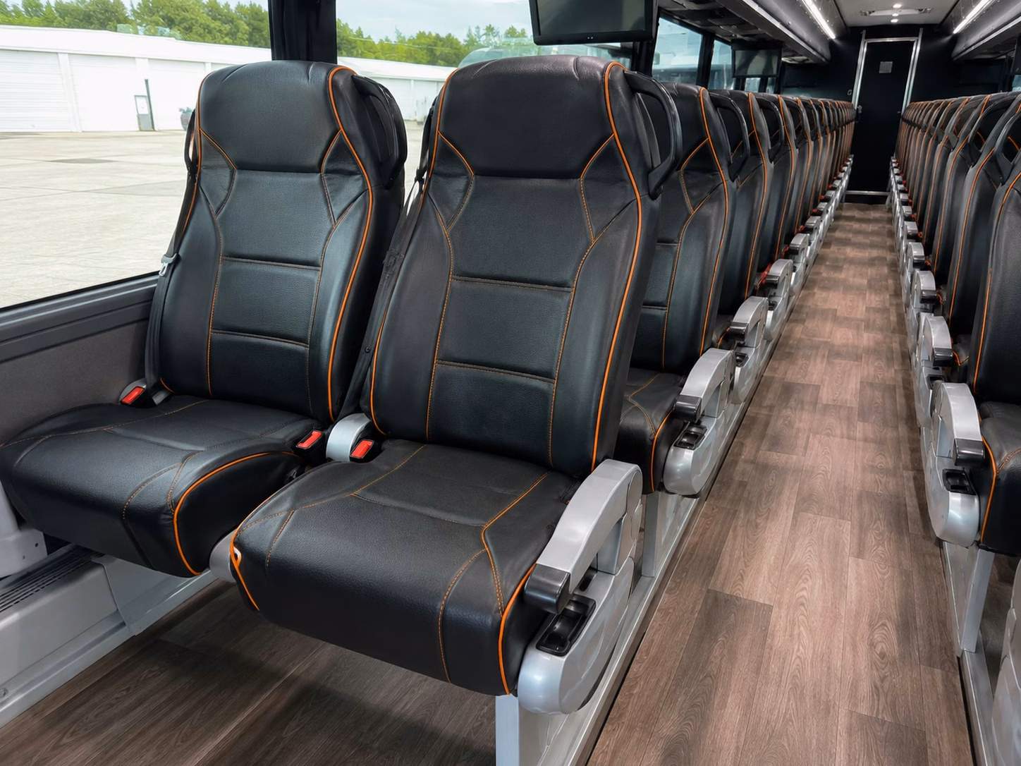 everett charter bus rental inside