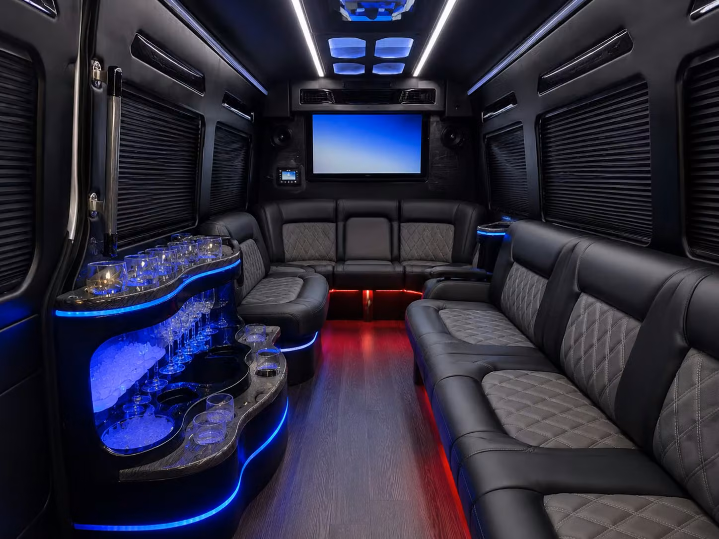 sprinter limousine inside